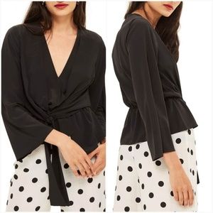 MOVING SALE Topshop Tiffany Asymmetrical Blouse